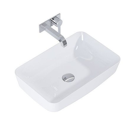 Elita NOMIA keramické umývadlo na dosku 50 x 39 cm, biele RE040500058060