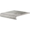 Cerrad V-shape PIATTO GRIS schodnica s nosom,matná 30 x 32 cm 06804