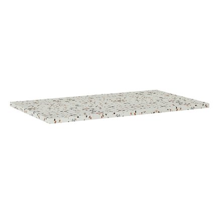 Kúpeľňová mramorová doska TERRAZZO na skrinku 80,6 x 46 cm