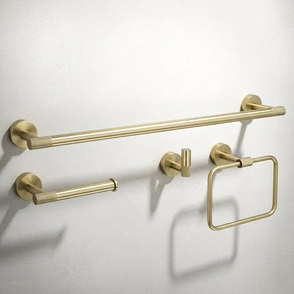 Rea GRID BRUSH GOLD sada doplnkov do kúpeľne REA-05010