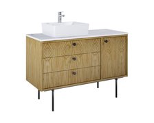 Elita LEGACY kúpeľňová skrinka pod umývadlo 120 cm 3S 1D ľavá, prírodný dub RE011200096690