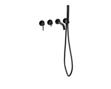 Besco VEO 4-otvorová podomietková vaňová batéria čierna matná BW-V4P-CZ