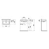 LAUFEN PRO S keramické umývadlo, s 1 otvorom 55 x 38 cm biele LCC H8179584001041