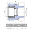 Ekoplastik PP-R prechodka KZ s krížom KZ 20 x 1/2" PN 20