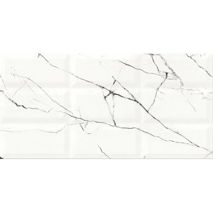 Cersanit ARCE WHITE STRUCTURE GLOSSY obklad keramický 29,7 x 60 cm NT993-002-1