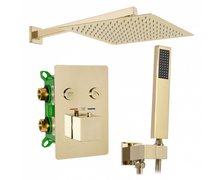 Rea FENIX-DAVIS TERMOSTAT GOLD podomietkový sprchový set + box P6324