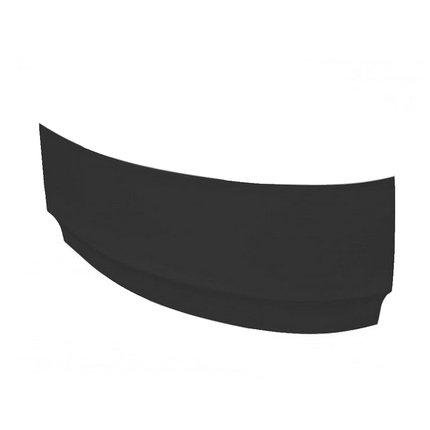 Besco PRAKTIKA BLACK čelný panel k vani PRAKTIKA 140 cm - ľavý
