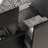 Elita LOFTY skrinka nízka s košom 50 x 69,5 cm čierna matná RE080500027160