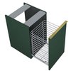 Elita komoda LOOK 40 s košom Forest Green matt 40x44,9 cm, RE080402027010
