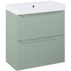 Elita HELO kúpeľňová skrinka s umývadlom 60,8 x 35,3 cm, sage matt RE020600201470