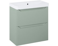 Elita HELO kúpeľňová skrinka s umývadlom 60,8 x 35,3 cm, sage matt RE020600201470
