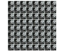 HOME BLACK Silver sklenená mozaika 30 x 30 cm