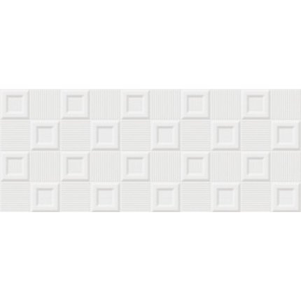 ASTUN CUBIC BLANCO BRILLO 25x60 cm