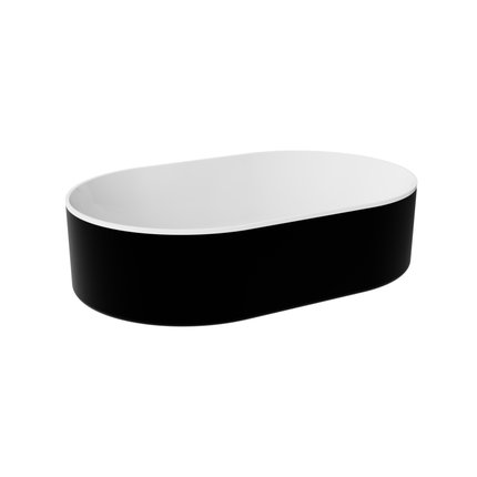 Besco LOVA B&W umývadlo na dosku 53 x 34 cm #UMD-LBW-N