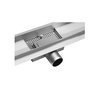MEXEN Flat nerezový sprchový žľab 90 cm vzor M01 1015090+1020090