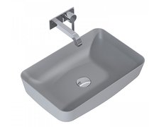 Elita NOMIA keramické umývadlo na dosku 50 x 39 cm, Light Grey Matt RE040500055870