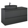 Elita SPLIT skrinka pod umývadlo 120 cm 3S, antracit matt 168174