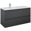 Elita SPLIT skrinka pod umývadlo 120 cm 3S, antracit matt 168174