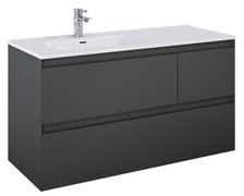 Elita SPLIT skrinka pod umývadlo 120 cm 3S, antracit matt 168174