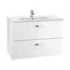 Kúpeľňová skrinka VICTORIA BASIC UNIK set s umývadlom 100 x 46 cm