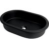 Deante SILIA granitové umývadlo pod dosku / zapustené 58,8 x 39 cm, nero CQS_NU6U