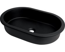 Deante SILIA granitové umývadlo pod dosku / zapustené 58,8 x 39 cm, nero CQS_NU6U