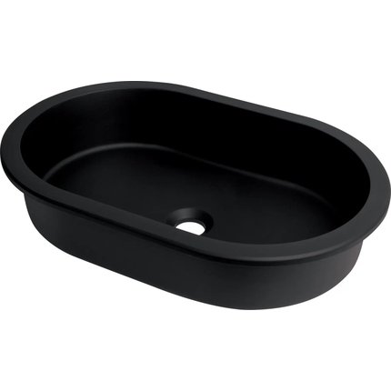 Deante SILIA granitové umývadlo pod dosku / zapustené 58,8 x 39 cm, nero CQS_NU6U