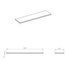 Elita Elitstone mramorová konzola 80,6 x 46 cm RE100800017020