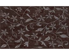 Cersanit TANAKA Brown Inserto Flower dekor 25 x 40 cm WD798-016