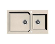 Laveo MILOS granitový drez 86 x 50 cm, bež SPM_4208