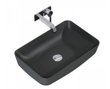 Elita NOMIA keramické umývadlo na dosku 50 x 39 cm, Antracit Matt RE040500056010