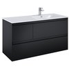 Elita SPLIT skrinka pod umývadlo 120 cm 3S, black matt 168179