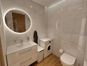 Paneláková kúpeľňa