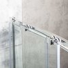 Novoterm ARUBA GL PS chróm sprchový kút s vaničkou 80 x 80 x 199,5 cm, sklo číre, profil chróm