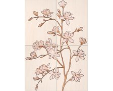 Domino dekor Sakura bež 2 50x72 cm
