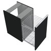 Elita komoda LOOK 40 s košom Black matt 40x44,9 cm, RE080402027160