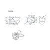 Home MONESI – závesný klozet rimless so sedátkom soft-close s bidetovou funkciou TR2239