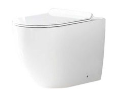 Rea CARLO White WC misa Rimfree stojatá 56 x 37 x 41 cm so sedátkom C4600