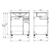 Elita Sunn Kyra 60 2D 1S White HG – Kúpeľňová skrinka s keramickým umývadlom 60x82,1x45,6 cm – RE169194008060