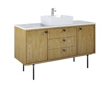 Elita LEGACY kúpeľňová skrinka pod umývadlo 140 cm 3S 2D, prírodný dub RE011401096690