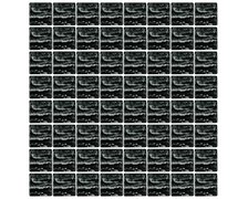 HOME ROCK Black 02 sklenená mozaika 30 x 30 cm