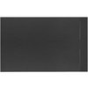 Rea BAZALT BLACK obdĺžniková sprchová vanička 80 x 100 x 2,5 cm, povrch štruktúra, čierna K3304