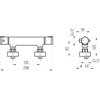 Novaservis TITANIA PURE sprchová termostatická batéria bez príslušenstva 150 mm, chróm 90360/1,0