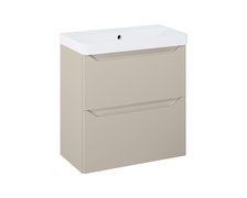 Elita HELO kúpeľňová skrinka s umývadlom 60,8 x 35,3 cm, fume matt RE020600207020