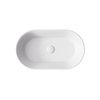 Besco CeraBe LOVA CERA-LINE White keramické umývadlo na dosku 53 x 31,5 cm UNC-53-LOB