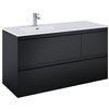 Elita SPLIT skrinka pod umývadlo 120 cm 3S, black matt 168175