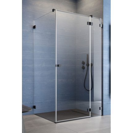Radaway ESSENZA PRO BLACK KDJ štvorcový sprchový kút 120 x 120 x 200 cm 10097120-54-01L+10098120-01-01