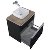 Elita LOFTY skrinka pod umývadlo 70 cm čierna matná RE010700027160