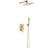VALVEX podomietkový sprchový set, 250 mm hlavová sprcha, 1/2" vývod, gold 2454570-GPV