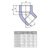 Ekoplastik PP-R koleno 20 x 45°PN20